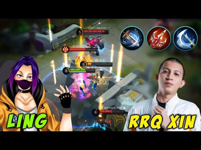 Super LING Perfect Control BY RRQ XIN | Pro Player LING Mobile Legends | KDA 12/02/11