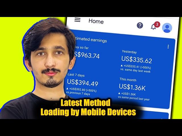 Adsense Loading Method 2024 to 2025? || Adsense Loading Course Free || by Mobile Phones