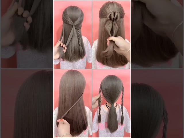 Easy braided hairstyle compilation  hair style girl# 364