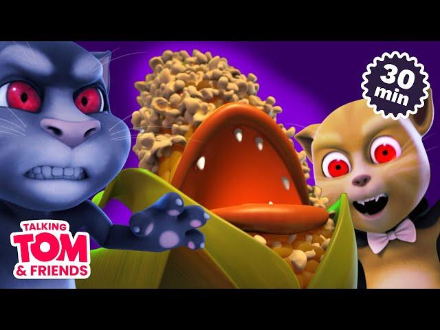 Vampires and Popcorn! Scary Movie Marathon (Talking Tom & Friends Halloween Special)