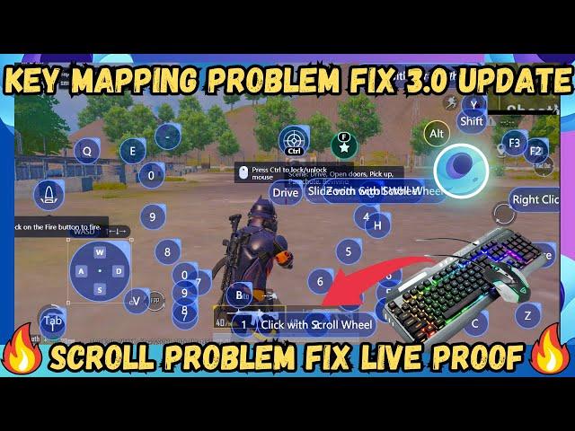 Gameloop Keybord + Mouse Problem Fix After 3.0 Update | All Key Are Working Live Proof Hindi | zimo.