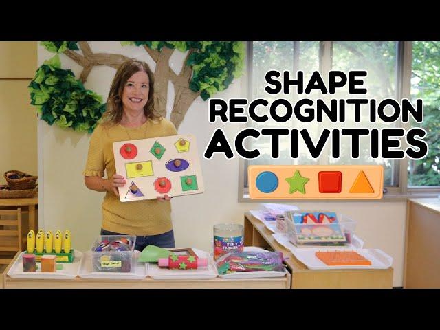 Toddler and Preschool Shape Recognition Activities