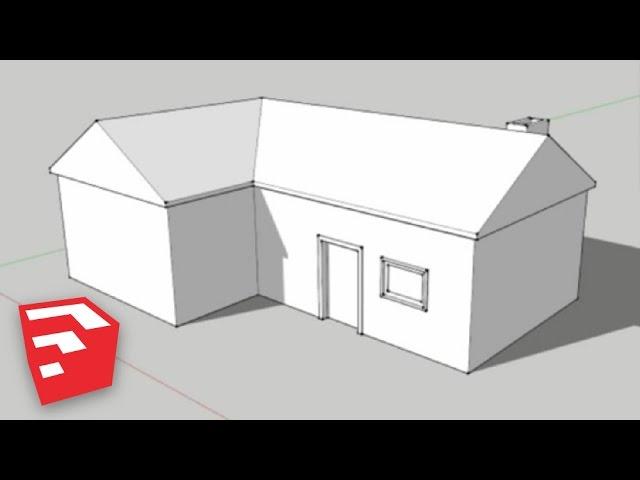 SketchUp 8 Lessons: Making a Simple House