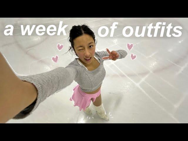 where to buy clothes for FIGURE SKATING PRACTICE ️ | a week of figure skating outfit inspo 