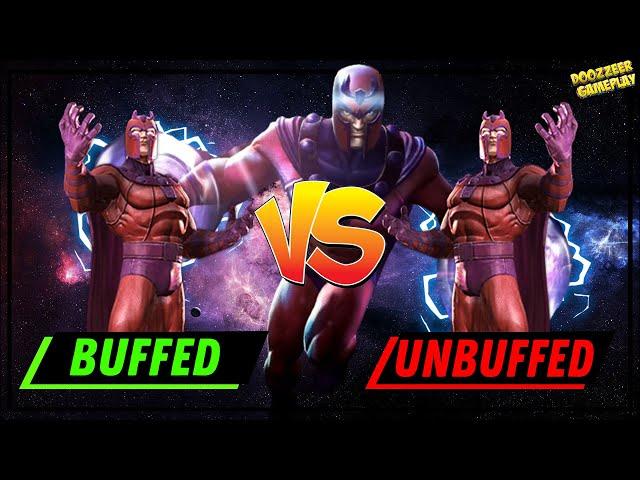 МАГНЕТТО BUFFED VS. UNBUFFED | 6 STAR 3 RANK GAMEPLAY | MARVEL БИТВА ЧЕМПИОНОВ  | MCOC | MBCH