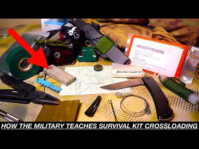 How The Military Teaches to Crossload and Conceal Survival Gear!