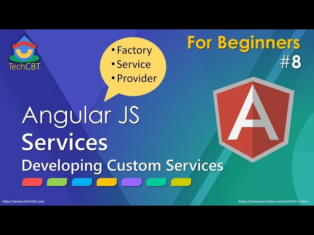 AngularJS: Developing Custom Services (factory vs service vs Provider)