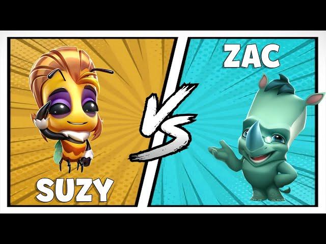 Suzy vs Zac "Who is New Character Better" | Zooba