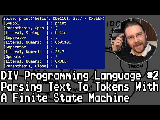 DIY Programming Language #2: Tokenising with Finite State Machine