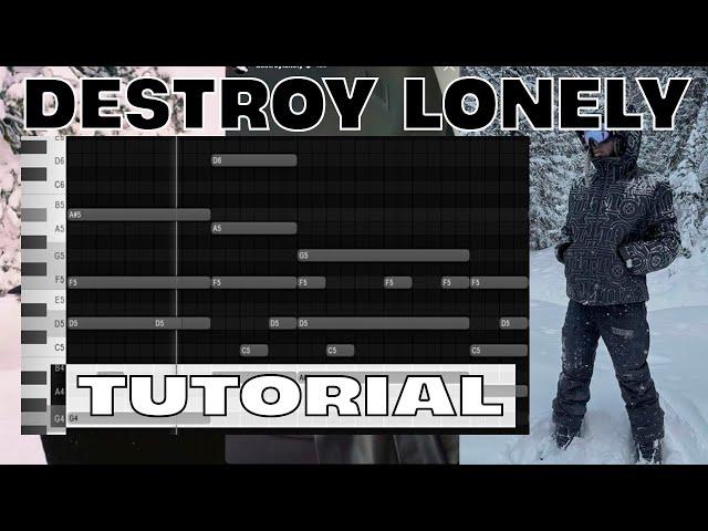 HOW TO MAKE BEATS FOR DESTROY LONELY[FL STUDIO 21 TUTORIAL]
