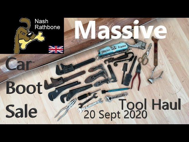 Massive Car Boot Sale/Flea Market Tool haul 20 Sept 2020