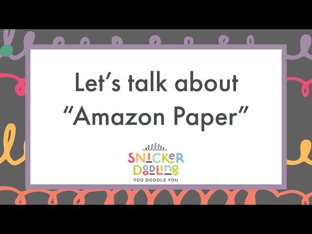 How to color on “Amazon Paper”