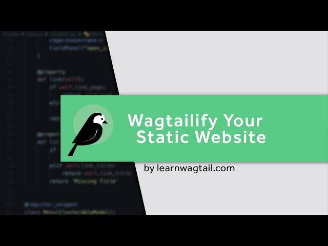 Wagtailify Your Static Website: Wagtail Contact Pages (with email capabilities)