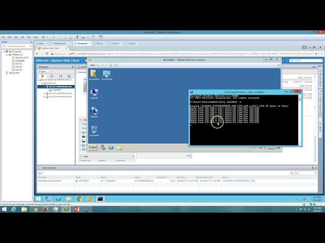 VMware Certification VCP 6.5 - 15 How to do vMotion & Storage vMotion in Action in vSphere 6.5