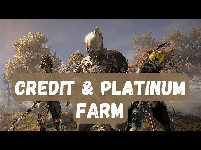 Warframe - How i farm Credits and Platinum at once.