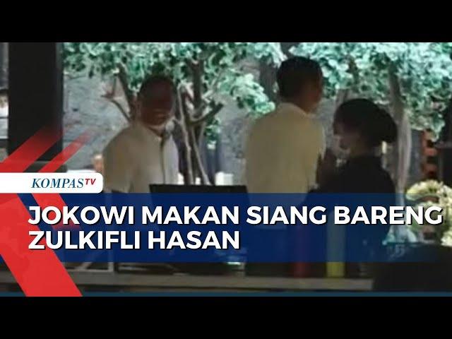 Presiden Jokowi Makan Siang Bareng Zulkifli Hasan di Bogor