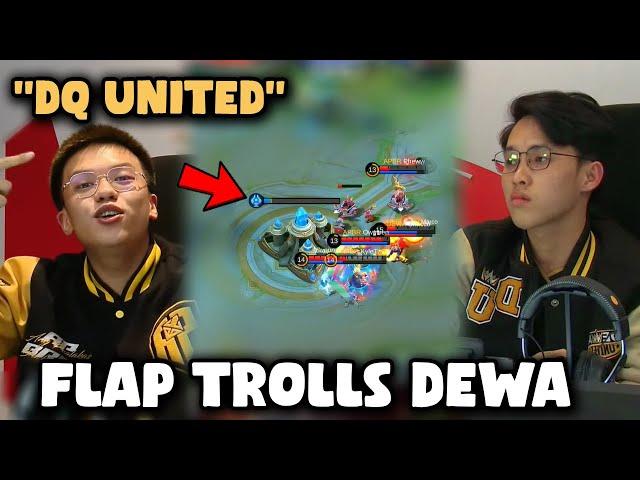 FLAPTZY TROLLS DEWA UNITED AFTER DESTROYING THEM IN MPLI GROUP STAGE...