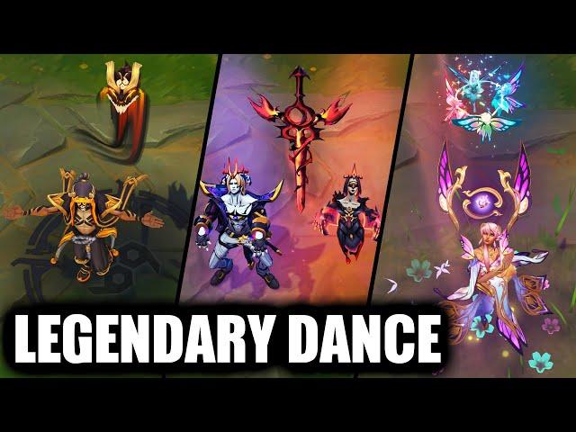 All 92 Legendary Skins DANCE Animations (League of Legends)