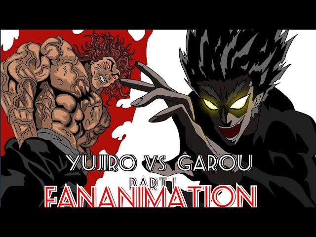 Garou vs Yujiro Hanma part1 fananimation / Гароу против Юдзиро(озвучка)
