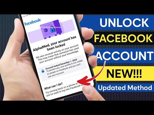 How to Unlock Facebook Account WITHOUT Learn More & Get Started Option