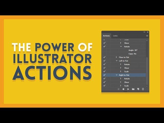 The Power of Illustrator Actions | Illustrator Tutorial