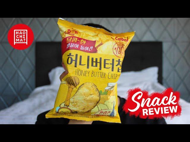 HCM Snack Review: Calbee Honey Butter  Chips from Korea 