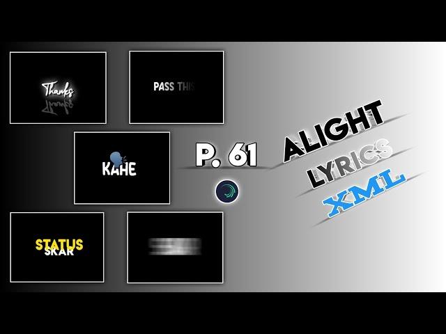 5+ New Text Animation Preset In Alight Motion | Xml File | Text Preset