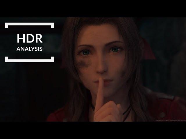 [HDR] Final Fantasy VII Remake - HDR VS SDR?  HDR Analysis