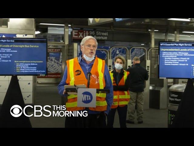 Head of U.S.' largest transit system on COVID-19 pandemic's impact