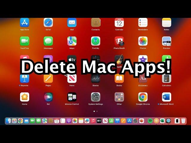 How to FULLY Delete / Uninstall Apps on MacBook!