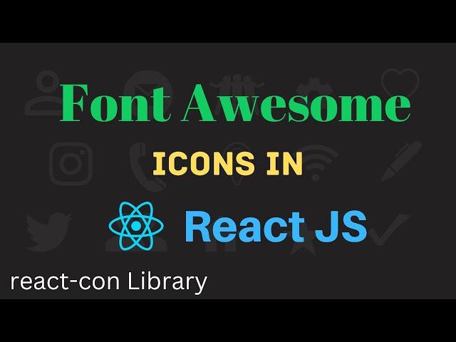 How to Use React Icons and Install React Icons in React JS