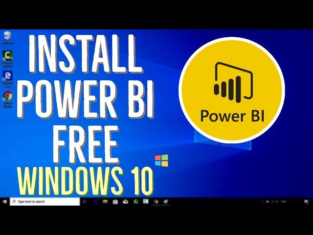 How to Download and Install Microsoft Power BI Desktop for Windows 10