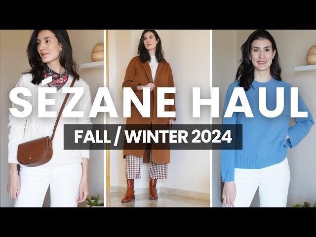 SÉZANE Haul and Review Fall/Winter 2024 - Maurice Jumper, Dan Trousers, Axelle Ankle Boots & more