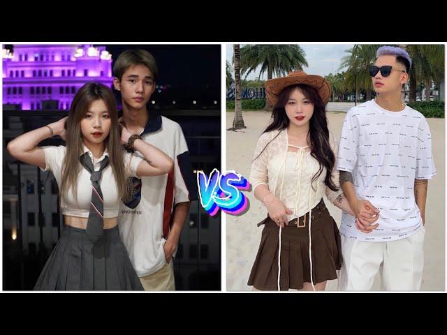 Đại Chiến TikTok || Ngân Hà, Kiều Duy Long ️ Hoàng Phú, Min Min || 2 Couples Đẹp Nhất TikTok VN ||