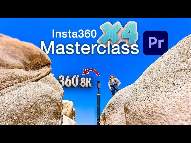 How to Edit & Export Insta360 X4 8K 360 Video for YouTube VR & Vision Pro | Premiere Pro Masterclass