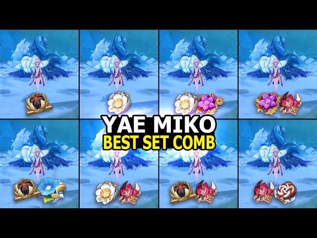 BEST Artifacts for YAE MIKO - Combined Artifacts Comparison Guide | Genshin Impact