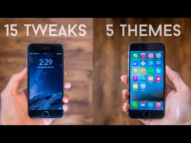 Top 20 Cydia Tweaks/Themes for iOS 8 (iPhone 6 Compatible)