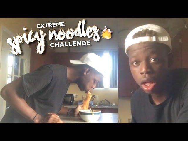 EXTREME SPICY NOODLES CHALLENGE (ALMOST DIED)