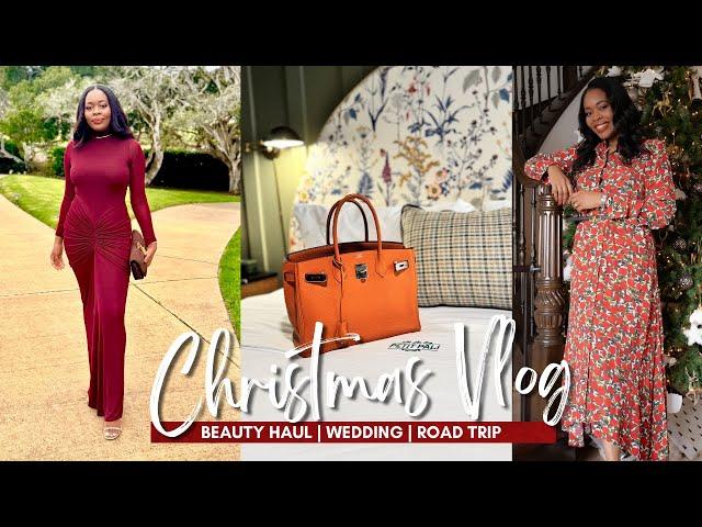 VLOGMAS Festivities: Holiday OOTDs, ULTA Shopping, Festive Home Tours, & a Wedding Getaway! 