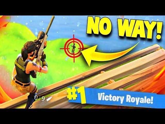 EPIC SNIPER NOSCOPE TO WIN! & TROLLING NOOBS  (Fortnite Battle Royale Funny Moments)