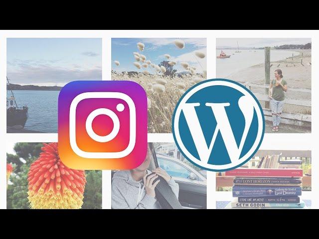 Instagram mit WordPress verbinden | Tag #14 || 31 Videos in 31 Tagen