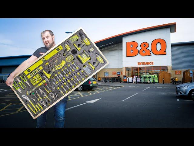 I Walked out of B&Q with This EPIC Ryobi Tools Wall Display in Shadow Foam for MY NEW WORKSHOP!