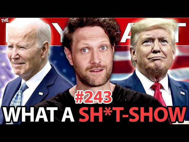 #243 THE TRUMP vs BIDEN DEBATE, a Stabbing Outside My House & The 'Gayest Show Ever' w/ JJ & Justin