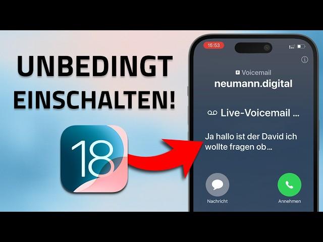 iOS 18 Einstellungen, die du SOFORT einschalten solltest