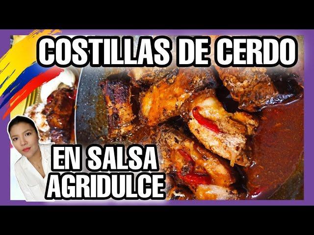 Cómo hacer COSTILLITAS DE CERDO EN SALSA AGRIDULCE receta paso a paso / Cocina Con Nelu