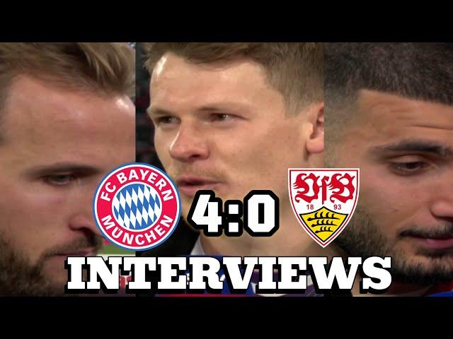 Interviews Spielende, Undav, Nübel, Kane, Eberl, Kompany, Matthäus Bayern München - VfB Stuttgart