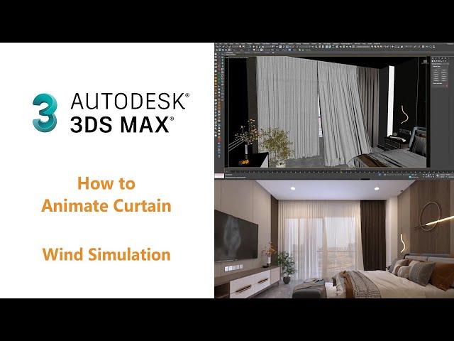 How to Animate Curtain in 3ds Max