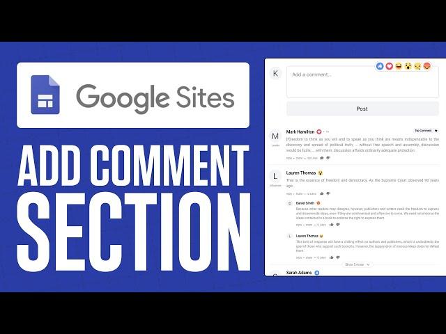 How To Add Comment Section in Google Site 2024 (Step by Step)