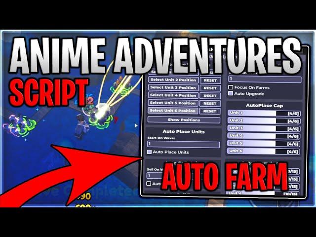 [️CHRISTMAS] Anime Adventures Script Hack Auto Farm, Auto Place & Upgrade With Dupe - Roblox 2024