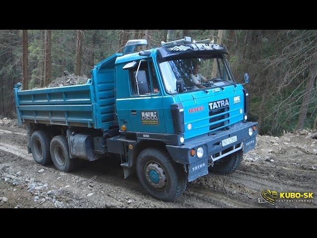 TATRA 815 - uphill on the forest road